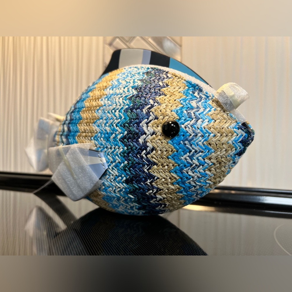What A Catch 3D Fish Crossbody Blue Multicolored boxed Kate Spade NIB